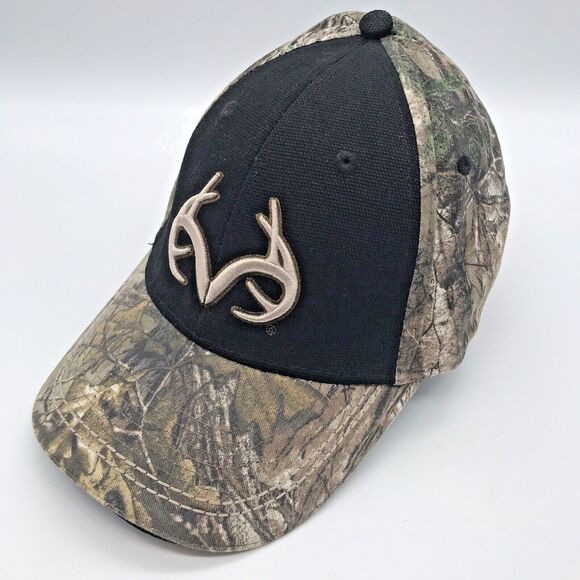 Realtree Camo Baseball Hat Stretch L/XL Trucker Hunting Fishing Dad Outdoor Cap - Picture 4 of 9